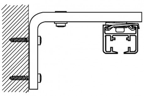 Кутовий карниз Xiaomi AQARA в комплекті (одна каретка - В1)